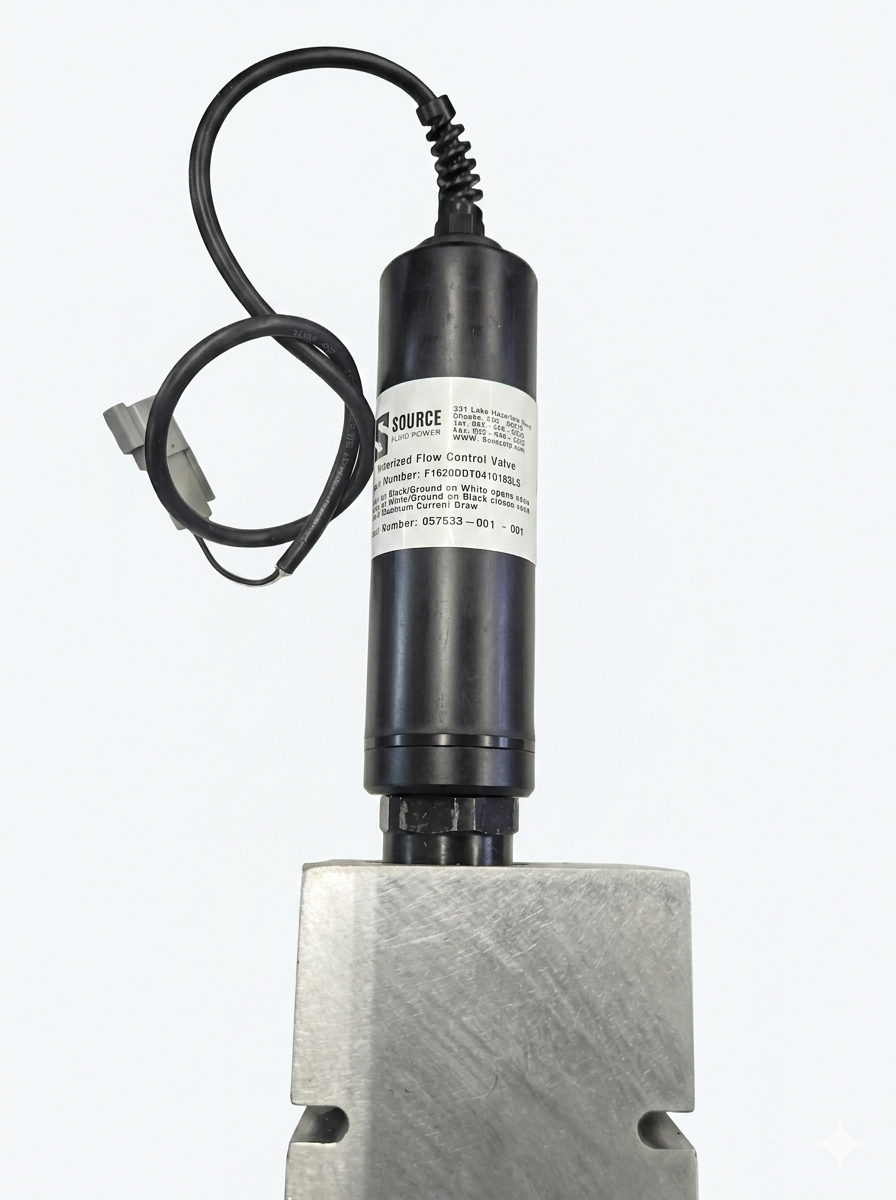 Source Fluid Power motorized flow control F16